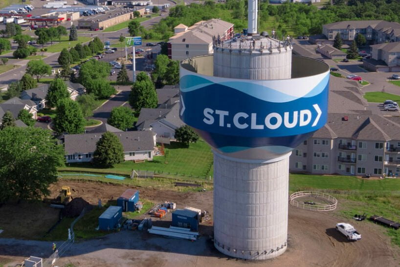 City Of St Cloud 1 5 Million Gallon Water Tower Apex Engineering Group